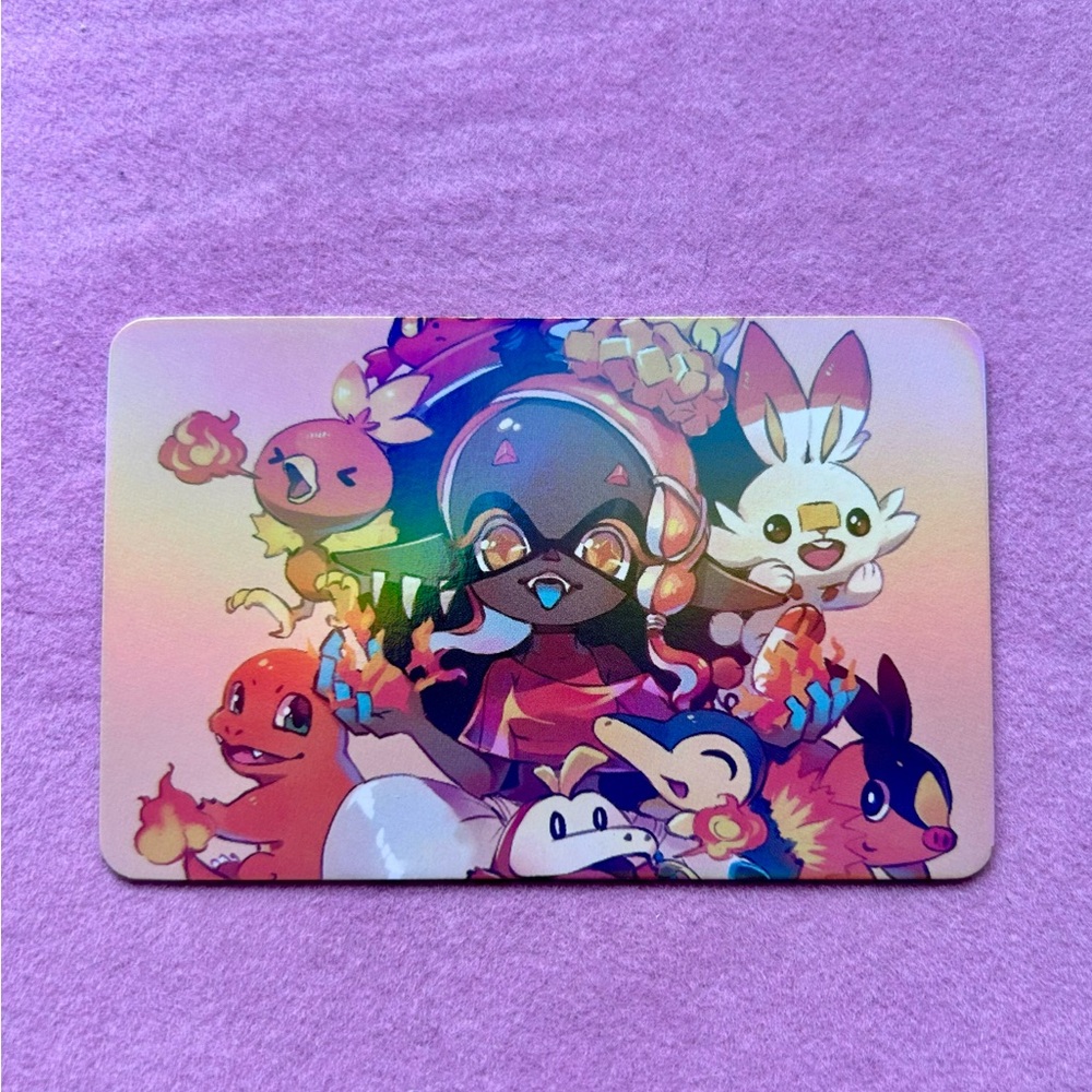 Fire Starters Radiant Unity — Rainbow Gloss Foil Collectible Art Card ✨